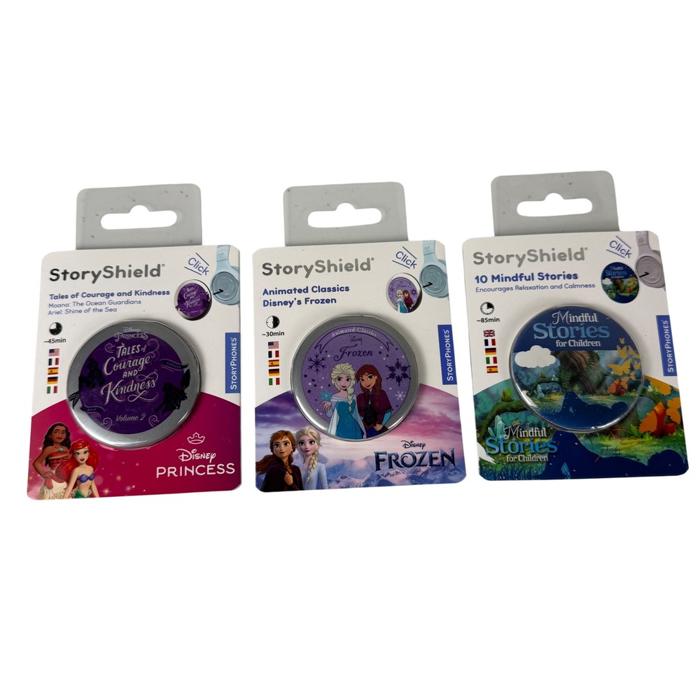 Storyshield Lot Of 3 For Storyphones Storytelling Headphones for Kids New Sealed